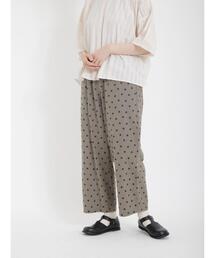 Samansa Mos2 | 花柄ジャカードパンツ(その他パンツ)