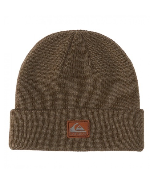 Quiksilver（クイックシルバー）の「PERFORMER 2/クイックシルバーワンポイントパッチビーニー（ニットキャップ/ビーニー・メンズ・グレー/ブラック系その他/バーガンディー/ブルー系その他/ネイビー/ベージュ/ブラック/レッド系その他/ブラック系その他2/ブラウン/イエロー・FREE）」の6枚目の写真