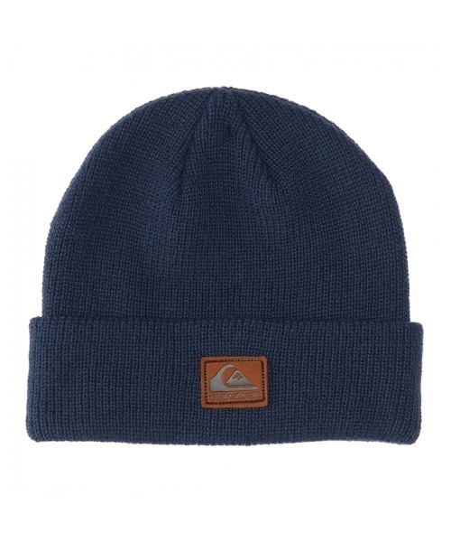Quiksilver（クイックシルバー）の「PERFORMER 2/クイックシルバーワンポイントパッチビーニー（ニットキャップ/ビーニー・メンズ・グレー/ブラック系その他/バーガンディー/ブルー系その他/ネイビー/ベージュ/ブラック/レッド系その他/ブラック系その他2/ブラウン/イエロー・FREE）」の7枚目の写真