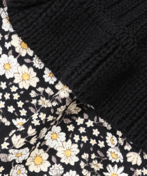 petit main（プティマイン）の「【リンク】ニットビスチェ付きワンピース（アンサンブル・キッズ・ブラック/ライトピンク・70cm/80ｃｍ）」の9枚目の写真