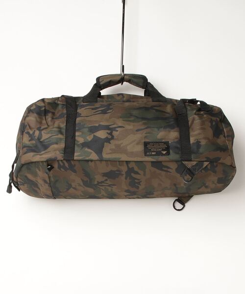 FORECAST(フォーキャスト)の「FORECAST/フォーキャスト 30L 撥水 2WAY ボストン バックパック ユーティリティーバック(ボストンバッグ・メンズ・カーキ/アーミー/ブラック・FREE)」の3枚目の写真