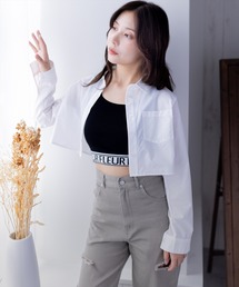 clear | クロップド丈シャツ≪2023AW新作≫(シャツ/ブラウス)