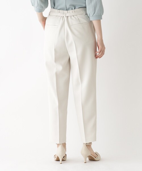 index（インデックス）の「◆ピンタックテーパードパンツ【ストレッチ/イージーアイロン/洗濯機洗い可】（その他パンツ・レディース・ダークオレンジ/アイボリー/ブラック・38/36/40/42）」の14枚目の写真