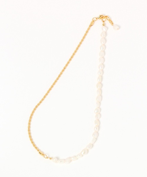 LEPSIM（レプシィム）の「【jours heureux】淡水パールチェーンネックレス　979695（ネックレス・レディース・ゴールド/シルバー・ONE SIZE）」の8枚目の写真