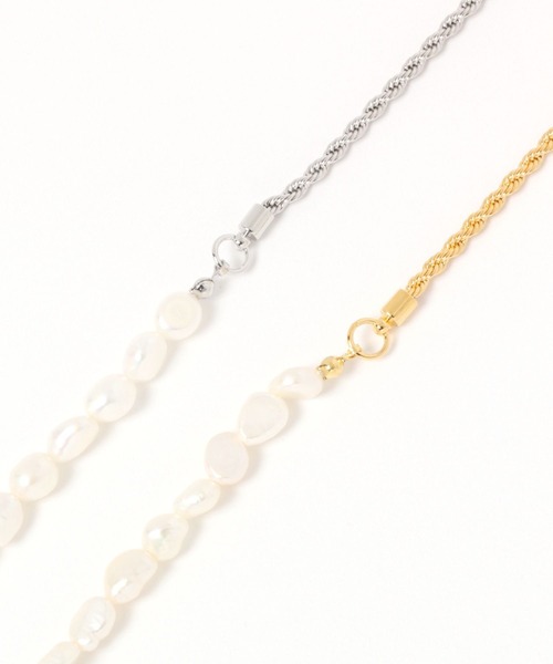 LEPSIM（レプシィム）の「【jours heureux】淡水パールチェーンネックレス　979695（ネックレス・レディース・ゴールド/シルバー・ONE SIZE）」の10枚目の写真