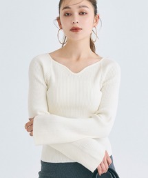 coca（coca）（コカ）の「ベルスリーブニットトップス（ニット/セーター・レディース）」