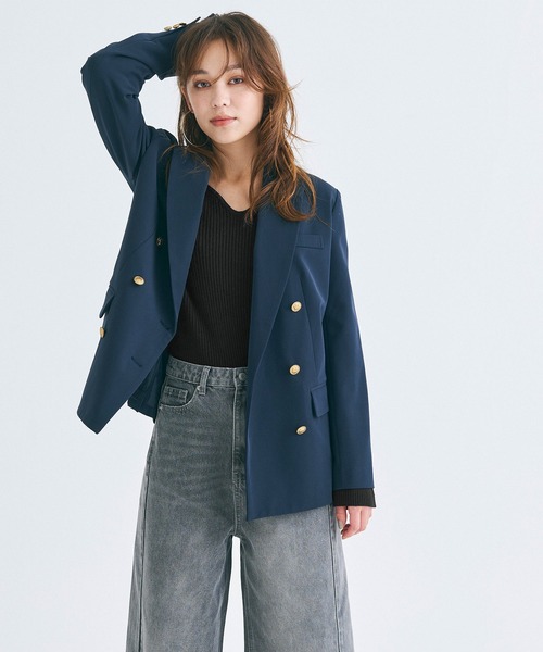 coca（coca）（コカ）の「ベルスリーブニットトップス（ニット/セーター・レディース・ブラック/アイボリー・L/M/S）」の7枚目の写真