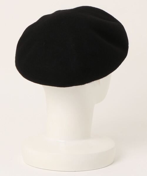 polcadot（ポルカドット）の「ウールバスクベレー（ハンチング/ベレー帽・レディース・アイボリー/ダークグリーン/ベージュ/ブラック/モカ・FREE）」の6枚目の写真