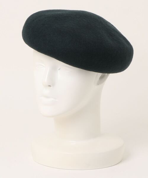 polcadot（ポルカドット）の「ウールバスクベレー（ハンチング/ベレー帽・レディース・アイボリー/ダークグリーン/ベージュ/ブラック/モカ・FREE）」の16枚目の写真