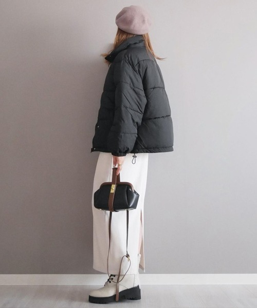 polcadot（ポルカドット）の「ウールバスクベレー（ハンチング/ベレー帽・レディース・アイボリー/ダークグリーン/ベージュ/ブラック/モカ・FREE）」の20枚目の写真