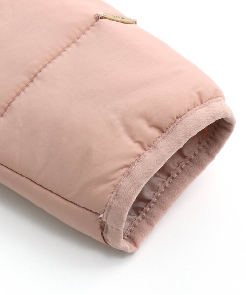 apres les cours（アプレレクール）の「【WEB限定】デイリー中綿フリルジャケット（ダウンジャケット/コート・キッズ・アイボリー/ピンク/ブラック/ミント・120/110/80/90/140/100/130）」の6枚目の写真