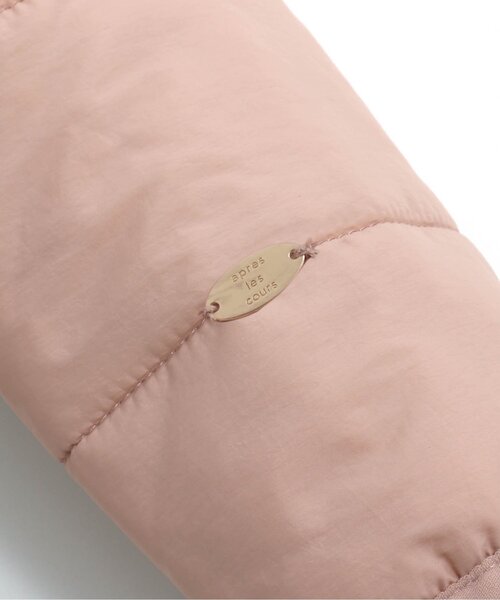 apres les cours（アプレレクール）の「【WEB限定】デイリー中綿フリルジャケット（ダウンジャケット/コート・キッズ・アイボリー/ピンク/ブラック/ミント・120/110/80/90/140/100/130）」の5枚目の写真