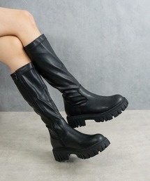 タンクソールサイドゴアミドルブーツ