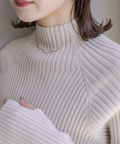 mystic（ミスティック）の「[Eau]wave necklace（ネックレス・レディース・シルバー/ゴールド・ONE SIZE）」の4枚目の写真