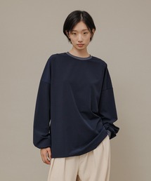 2-WAY ストレッチ ルーズシルエット ロングスリーブTシャツ / イージーケア / アンチピリング / ユニセックス ≪Made by ZOZO≫