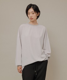 2-WAY ストレッチ ルーズシルエット ロングスリーブTシャツ / イージーケア / アンチピリング / ユニセックス ≪Made by ZOZO≫