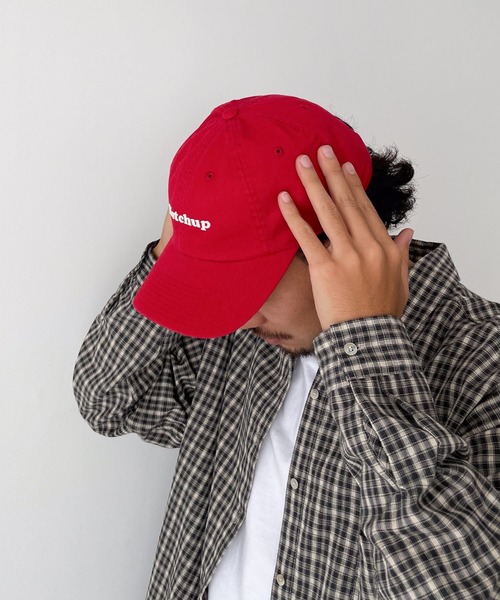 CANAL JEAN(キャナルジーン)の「AMERICAN NEEDLE ketchup刺繍CAP(キャップ・レディース・レッド・ONE SIZE)」の7枚目の写真