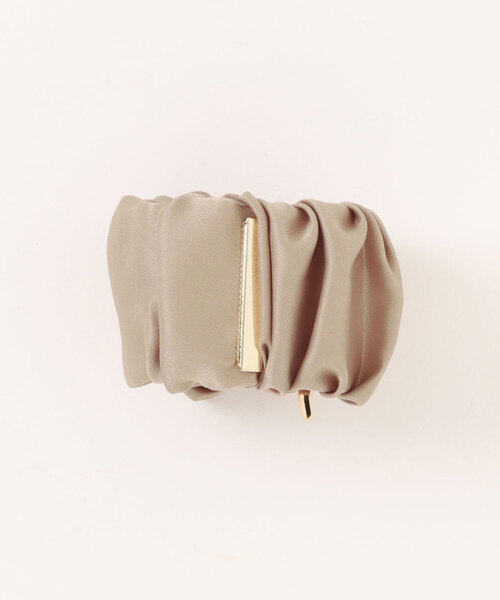 Port（ポート）の「ワンタッチ 大人可愛い 巻くだけ ヘアカフ / シュシュ ポニーフック（シュシュ・レディース・グレー/アイボリー/ブラック/ベージュ/ブラウン/ライトブラウン・FREE）」の4枚目の写真