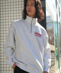 【直営店限定アイテム】CLASSIC WAPPEN LOOSE FIT HALF ZIP SWEAT/スラッシャー10oz(オンス)裏起毛ヘビーウェイトワッペンハーフジップスウェットトレーナー