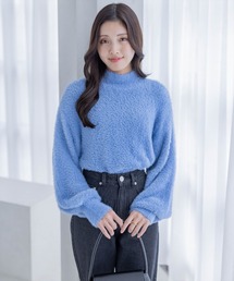 clear | フェザーハイネックニットトップス≪2023AW新作≫(ニット/セーター)