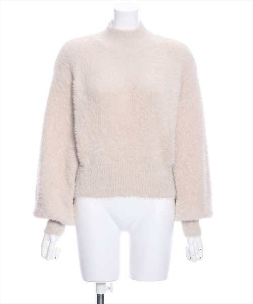 clear（クリア）の「×フェザーハイネックニットトップス（ニット/セーター・レディース・ベージュ/ピンク/アイボリー/ブルー/ホワイト系その他/ブラック/ベージュ系その他・F）」の22枚目の写真