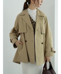 Te chichi | ツイルショートトレンチコート(トレンチコート)