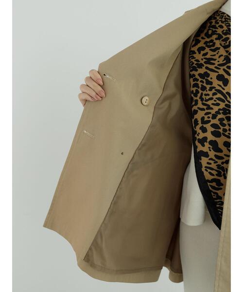 Te chichi（テチチ）の「ツイルショートトレンチコート（トレンチコート・レディース・ベージュ・F）」の9枚目の写真