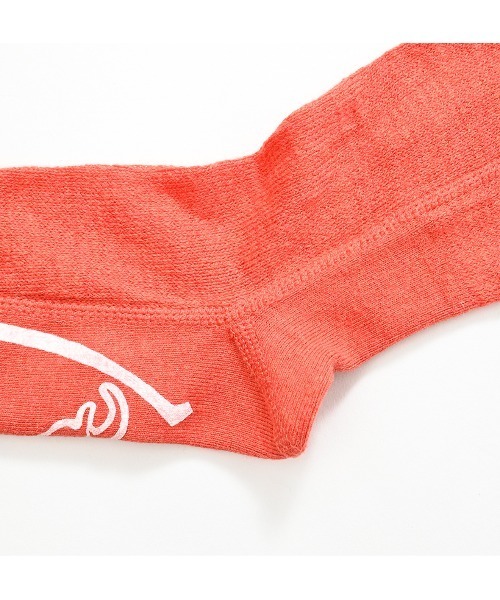 45R（フォーティファイブアール）の「超ガーゼニットソーの靴下（ソックス/靴下・レディース・グレー/オレンジ・X-SMALL/SMALL）」の4枚目の写真