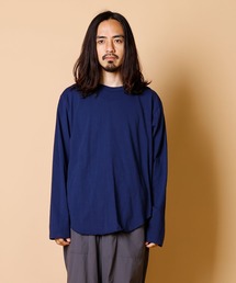 L/S SET IN BASEBALL TEE SOLID/ ロングスリーブ セットイン ベースボールティー