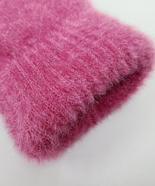 DAY CLOSET(デイ クローゼット)の「レディース シャギーニットボアミトン手袋(手袋・レディース・グレー/モカ/ネイビー/アイボリー/ワイン・ONE SIZE)」の22枚目の写真