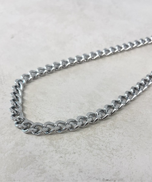 CPCM(シーピーシーエム)の「アソートステンレスチェーンネックレス(ネックレス・メンズ・シルバー系その他/シルバー系その他2/シルバー/シルバー系その他3・FREE)」の8枚目の写真
