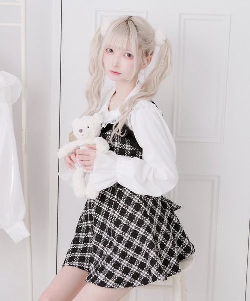 pal elfy ドロストティアードキャミワンピース palelfy ドロストティアードキャミワンピース（ワンピース）｜Pal elfy