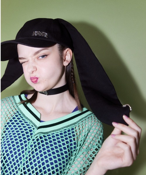Candy Stripper(キャンディストリッパー)の「CND BUNNY EAR キャップ(キャップ・レディース・ブラック・FREE)」の21枚目の写真