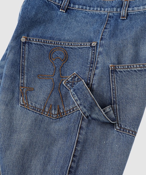 JW Anderson(ジェイダブリューアンダーソン)の「パンツ(デニムパンツ・レディース・ライトブルー・26)」の2枚目の写真