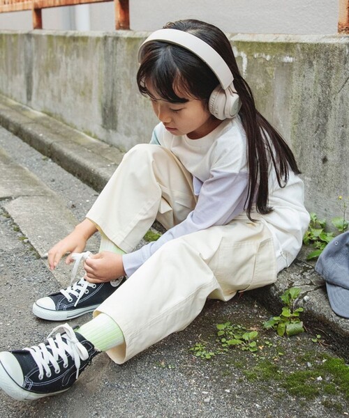 DRC branshes（ディーアールシーブランシェス）の「【WEB限定/DRC】ツイルカーゴパンツ（カーゴパンツ・キッズ・ベージュ/ブラック/カーキ/アイボリー・140/120/110/130/150/100）」の2枚目の写真