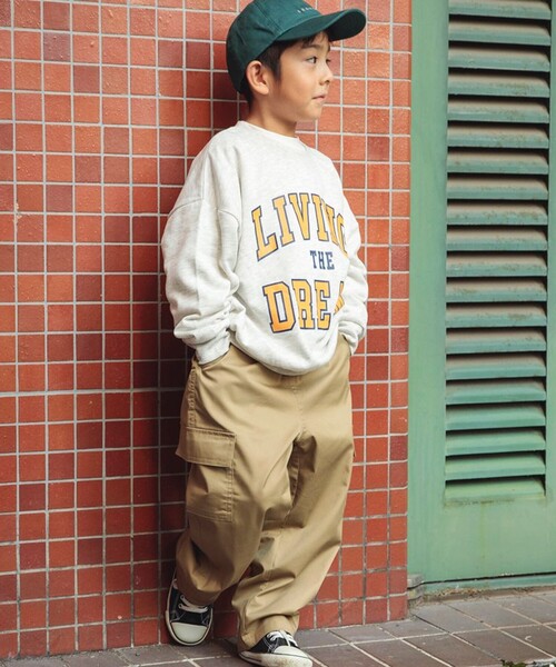 DRC branshes（ディーアールシーブランシェス）の「【WEB限定/DRC】ツイルカーゴパンツ（カーゴパンツ・キッズ・ベージュ/ブラック/カーキ/アイボリー・140/120/110/130/150/100）」の9枚目の写真