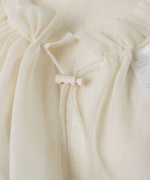 マルチwayチュールフリルカラー