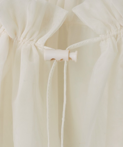 マルチwayチュールフリルカラー