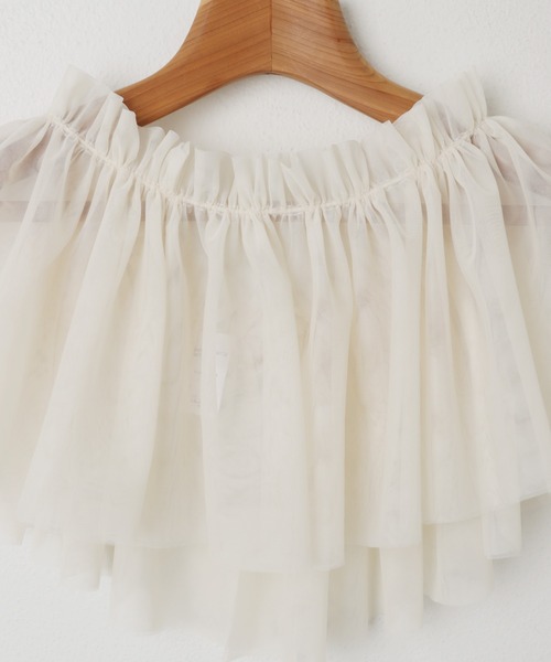 マルチwayチュールフリルカラー