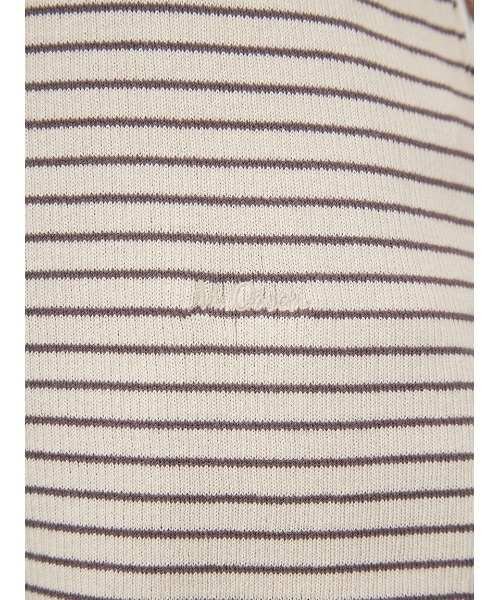 Mila Owen（ミラオーウェン）の「ヘンリーネックオーガニックリブニット【手洗い可能】（ニット/セーター・レディース・その他/ブラック/アイボリー/オレンジ・0/1）」の13枚目の写真