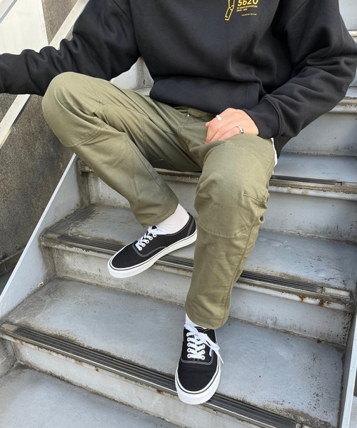 G-STAR（ジースター）の「5620 STRAIGHT TAPERED/立体裁断ストレートテーパードキャンバスパンツ/バイカーパンツ（デニムパンツ・メンズ・ダークブラック/オリーブ・28/30/30/30/32/32/34/32）」の12枚目の写真