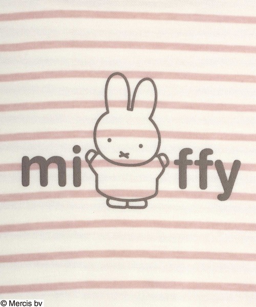 Miffy（ ミッフィー）の「miffy（ミッフィー）キャラクタープリント ボーダー柄スウェット＆イージーパンツセットアップ/ルームウェア/パジャマ レディース（ルームウェア/パジャマ・レディース・ブルー/ピンク・M/L）」の16枚目の写真