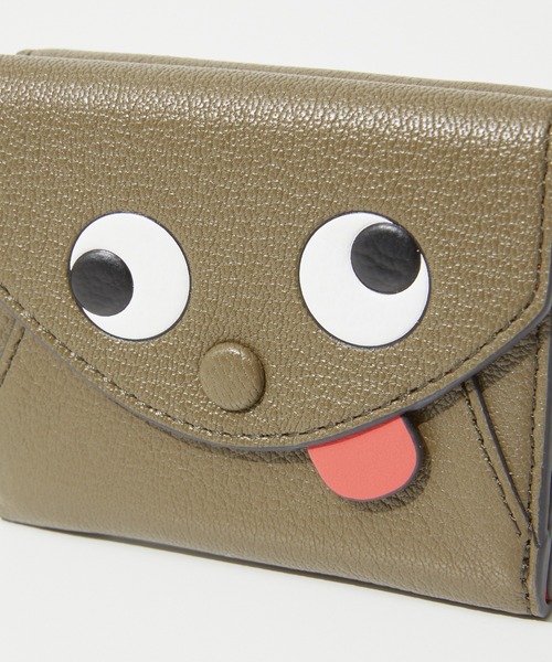 箱付き】 ANYA HINDMARCH アニヤハインドマーチ 三つ折り財布｜レディース