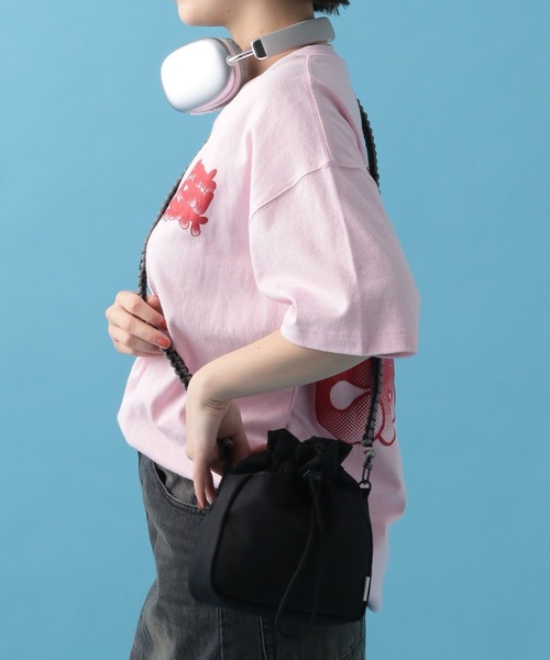 PBLIM(ページボーイリム)の「PBLIM/2WAYキンチャクショルダー(ショルダーバッグ・レディース・ブラック/カーキ/オレンジ・FREE)」の5枚目の写真