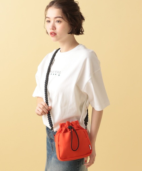 PBLIM(ページボーイリム)の「PBLIM/2WAYキンチャクショルダー(ショルダーバッグ・レディース・ブラック/カーキ/オレンジ・FREE)」の10枚目の写真