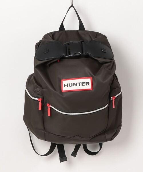 HUNTER(ハンター)の「オリジナルラージ トップクリップ バックパック Original Large Topclip Backpack 16L(バックパック/リュック・メンズ・ダークオリーブ/ブラック・FREE)」の2枚目の写真