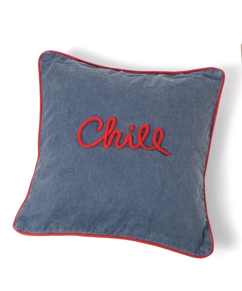 BAYFLOW（ベイフロー）の「BFコードエンブロイダリークッションカバー（クッション/クッションカバー・レディース・サックスブルー/ネイビー/ダークブルー・0）」の15枚目の写真