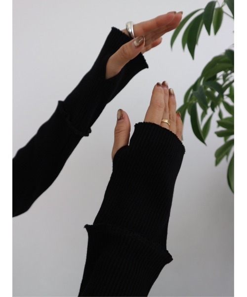 TRUNC（トランクエイティーエイト）の「Rib Boat Neck Pullover（ニット/セーター・レディース・アイボリー/ブラック・FREE）」の15枚目の写真