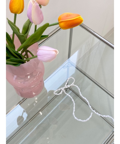 JUMELLE（ジュメロ）の「【結婚式/オケージョン】pearl ribbon pin（ヘアピン・レディース・ホワイト・FREE）」の11枚目の写真