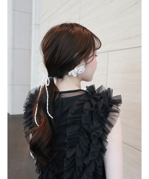 JUMELLE（ジュメロ）の「【結婚式/オケージョン】pearl ribbon pin（ヘアピン・レディース・ホワイト・FREE）」の22枚目の写真